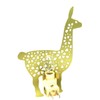 Treasure Gurus Gold Llama Nightlight Kids Room Plug-in Safety Night