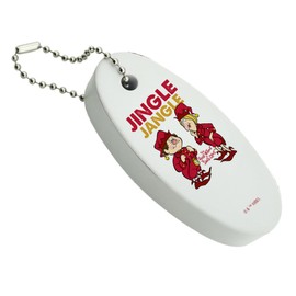 GRAPHICS & MORE Year Without a Santa Claus Jingle Jangle Floating Keychain Oval Foam Fishing Boat Buoy Key Float