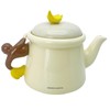 Sunart SAN4270 Curious George Teapot, Simple Line, Approx. 12.2 fl