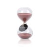 SWISSELITE 60 Minute Clear Glass Hourglass Timer 6.3 Inch Sand