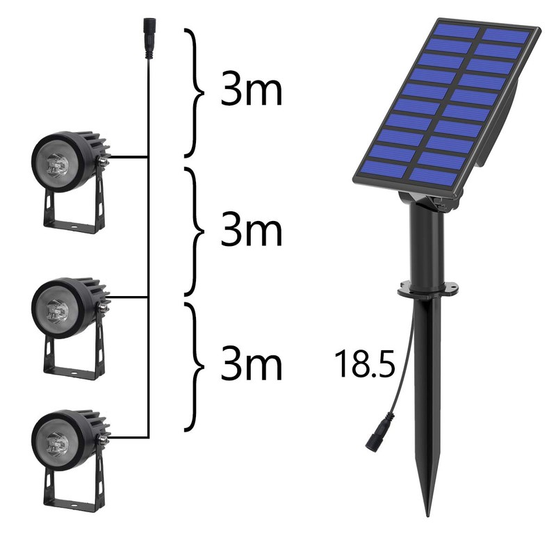 T-SUN Solar Lights, Set of 4
