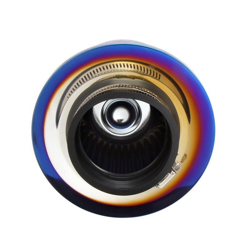 Skyplanet 76mm 3" Universal Intake Air Filter High Mesh Cone(Blue)