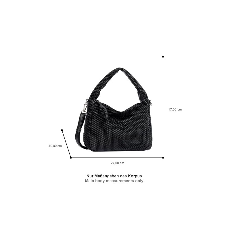 TOM TAILOR Denim Women's Nomi 004631 Shoulder Bag, black, S