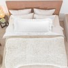 PiccoCasa Cotton Body Ruffled Pillowcase 1Pc, Soft Breathable Pillow Covers
