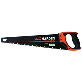 HARDEN Tools 20" (510mm) Pro Hand Saw – #65 Mn Steel Blade, Heat Treated, HRC >55 Teeth Hardness, 3-Sided Grinding Teeth, Soft TPR Handle