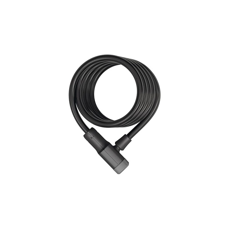 ABUS Spiralkabelschloss Primo 5510K/180 - Fahrradschloss aus 10 mm starkem,