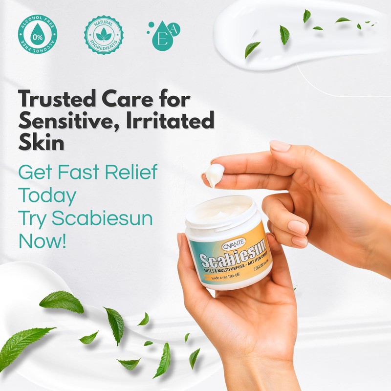 OVANTE Scabiesun Multipurpose Cream for Skin Itching, Redness & Irritation