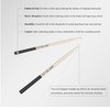 Drum Sticks for Drums, Natural Solid Wood丨Weight Balanced丨Non-Slip Grip, Live