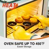 HONGBAKE Donut Pan For Baking, Upgraded Deepened Doughnut Tray, 2