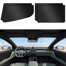 TPTGIAR Pack of 4 Sun Protection Car Curtain Magnetic Sun Protection Car Children Adults with UV Protection for the Front and Rear Side Window of the Car