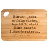 Mr. & Mrs. Panda Bambus - Schneidebrett Spruch Hinter jedem