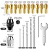 Celepoir 25 Piece Drill Chuck Collet Set with Accessories, Accessory