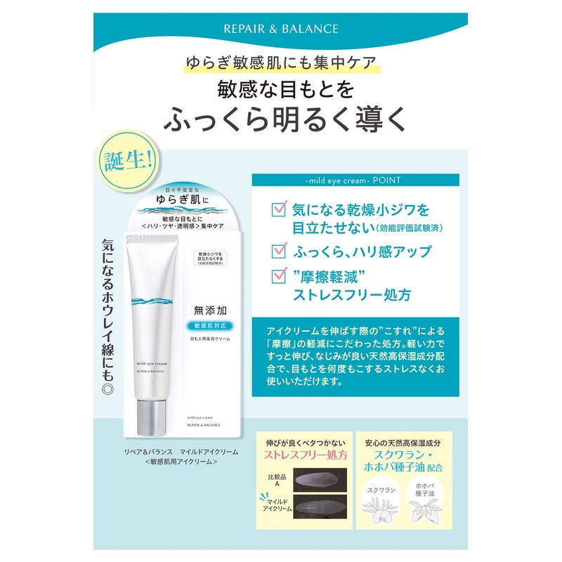 Repair & Balance Mild Eye Cream, 0.7 oz (20 g)