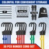 WORKPRO 30-PC Bungee Cords Assortment Includes 10" 18" 24" 32"