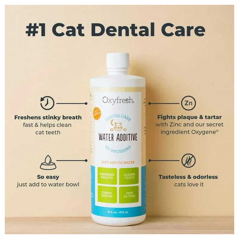 Oxyfresh Aditivo De Agua Dental Para Gatos 237ml