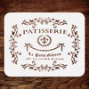 Patisserie Stencil, 26.67 x 21.59 cm (M) - Vintage French