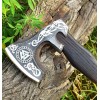 handmade viking handmade forged 1095 carbon steel double head axe