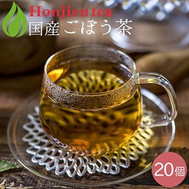 Honjien Tea Health Tea Domestic Burdock Tea Bag 0.05 oz (1.5 g) x 20p