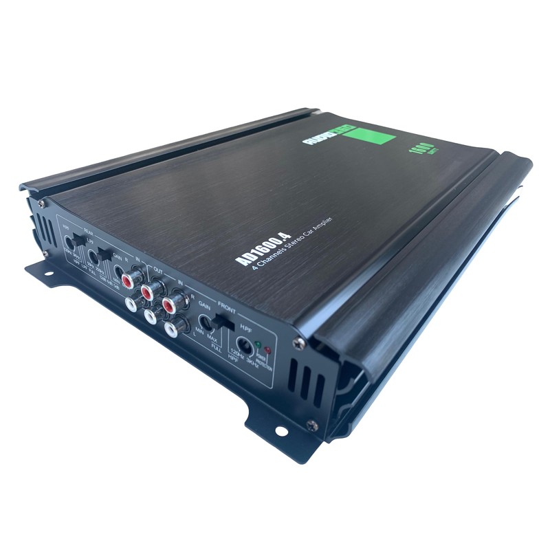 Audio360 AD1600.4 4-Channel Car Audio Amplifier, 1600W Max Power, Compact