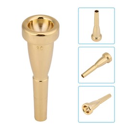 3C Trumpet Mouthpiece Fine Copper Trumpet Mouthpiece Trumpet Part Accessories(Gold) Playing Accessories