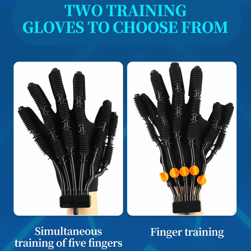 Hand Wrist Exerciser Glove Soft Resin Fibre Finger Training Orthotics