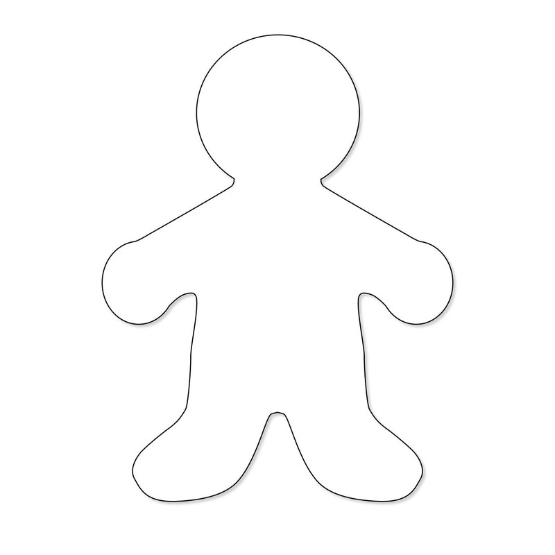 Hygloss White People Shapes Cut-Outs – Pack of 25 Paper