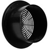 Vent Systems 6'' Inch - Black - Plastic - Dismantable