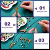 Kathfly 277 Pcs Wooden Cross Necklace Crafts Sunday School Crafts