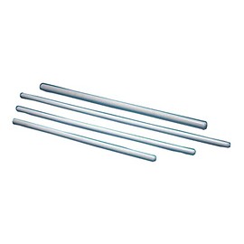 United Scientific 81405 Polypropylene Stirring Rods with Both Ends Round, 203.2mm Length, 10mm Diameter (Pack of 12)