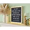Letter Board THE ORIGINAL Black Felt Board with Stand, Built-in