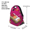 Insulated Neoprene Lunch Bag for Women,Men and Kids, Reusable Soft
