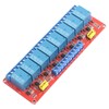 24 V 8-channel relay module, relay with optocoupler insulation, high