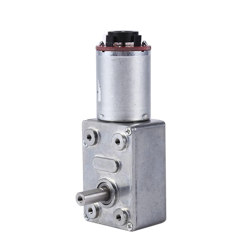 DC 12V High Worm Geared Motor Reduction Motor with Encoder