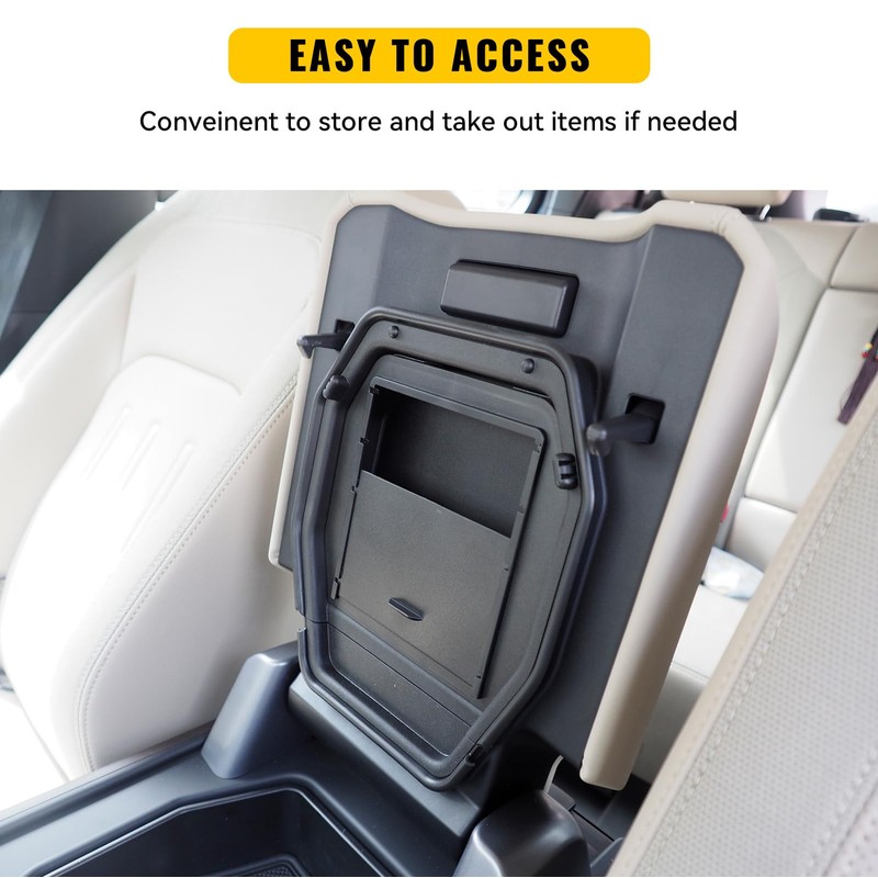 COOLAUTO Car Armrest Hidden Storage Box Tray Compartment Center Console