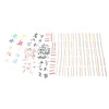 Electronic Component Kit LED Diodes 30 Values Resistors Ceramic Capacitor