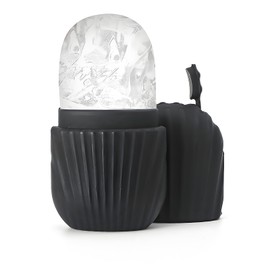 BaraRose Ice Roller, Ice Face Roller, Facial Roller, Cooling Ice Stick, Ice Face Roller, Skin Tightening, Small Face Roller, Portable, Leak Proof, Easy to Use, Reusable, Unisex, Gift (Black)