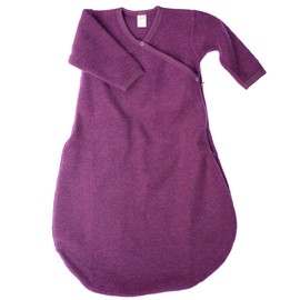 Lilano, Merino Changing Bag with 2-Way Zip Plain 100% Wool (kbT), berry