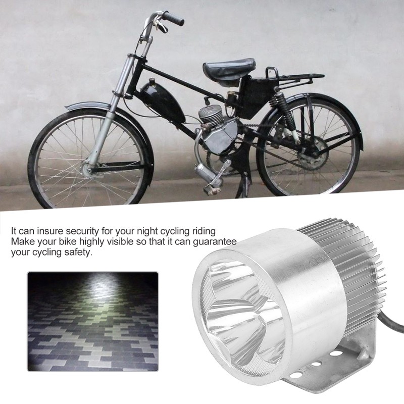 2-Stroke Bicycle Bike Tail Light Safety Lamp Riding Supercharger Set
