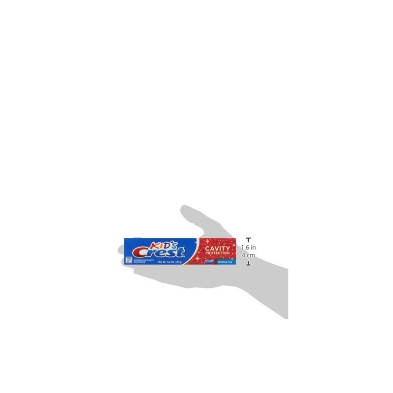 Crest Kids Cavity Protection Toothpaste, Sparkle Fun Flavor, 4.6 oz,