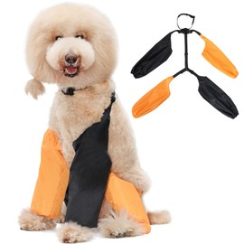 Dog Leg Sleeves Waterproof Dogs Leg Covers with Suspenders, Anti-Dirty Doggy Leg Muffs for Snow Rain Walking Outdoor, Dog Suspender Leggings Washable Protector Sleeve Anti-Licking Pant for Dogs,3XL