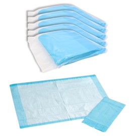 Henry Schein Disposable Underpads, 30x36 – Light Absorbency, 2-Ply Tissue, Not Waterproof – Hypoallergenic, Latex-Free, Poly-Backed for Minor Leaks – 50 Count