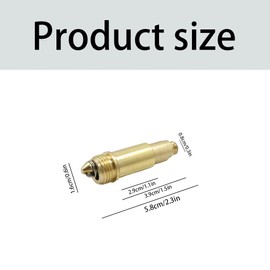 leyomgamz Brass Pop Up Drain Valve Screws, 2 Pieces, Stainless Steel Spring, for Bathtub Basin Drain Plug, Hinged Movement, Fits Most Drain Plugs