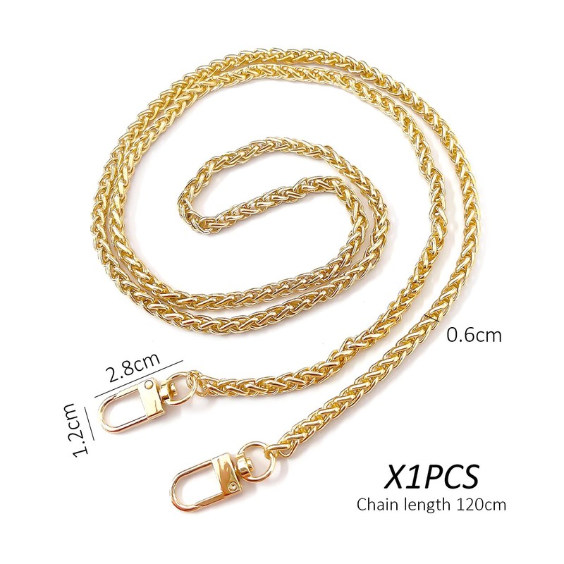 ZBHDEYG 1 x bag chain, gold bag chain, bag strap,