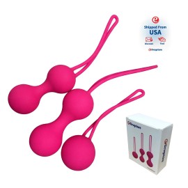 eDrugstore Kegel Exerciser 3Weights Pelvic Floor Ben Wa Balls Women Vaginal Bladder Control