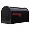 Gibraltar E1600BAM Elite Post-Mount Mailbox, Large, Black Steel - Quantity 1