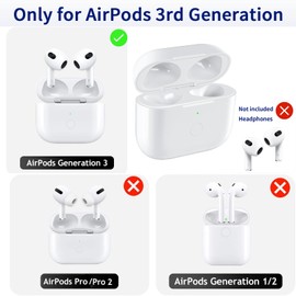 Alimingyan USB-C Charging Case Compatible with Airpods 3 Charging Case for Airpods 3rd Generation Airpods Charger with Pairing Function No Earphone