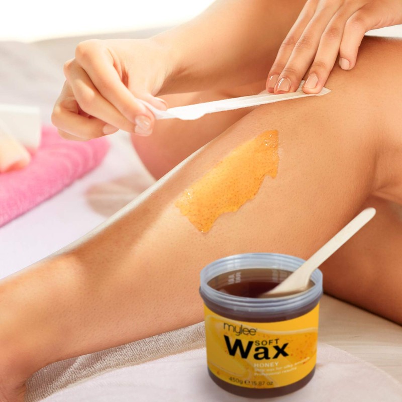 Mylee Honey Soft Creme Wax for Sensitive Skin 450g, Microwavable