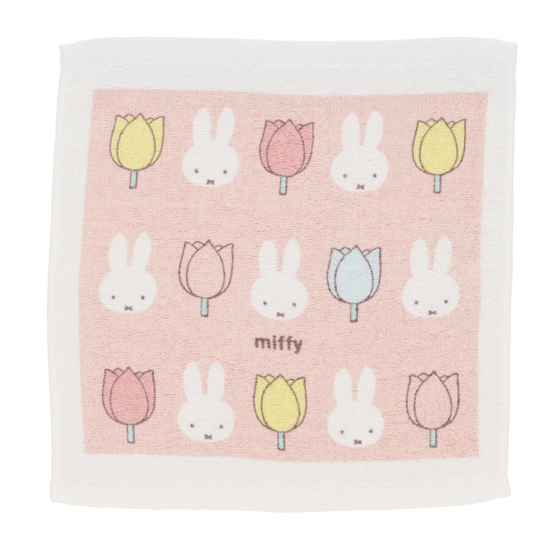 Marushin 5825006500 Miffy Happy Flower Days Hand Towel Set of