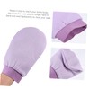 Healeved 2pcs Back Scrub Towels Bathing Gloves Textured Polyester Bath
