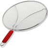 ALPHA LIVING Splatter Guard for Frying Pan & Food Strainer